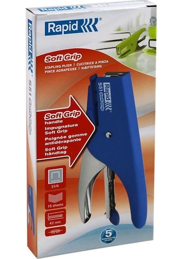 Rapid S51 Soft Renkli Pens Zımba Mak.21/4 15 Sayfa
