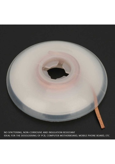 1.5m 1.5mm Bga Lehim Fitili Lehim Sökme Örgü Tel Sökücü Uygun