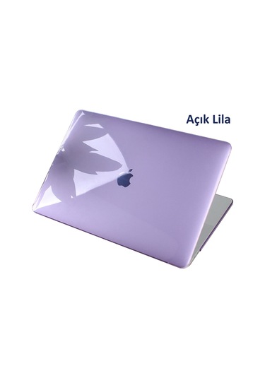 Macbook Air Kılıf 13 İnç Parlak Kristal Eski Usb'li Model 2010-2017 A1369 A1466 İle Uyumlu Açık Lila