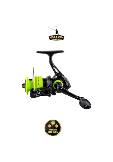 2 Adet Bauer Hıkaru 200 Lrf & Spin Olta Makinesi 5 Bilye