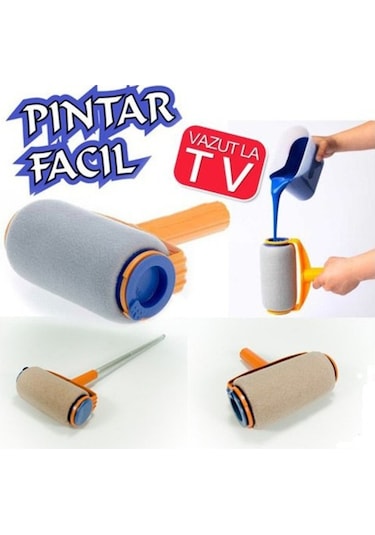 Damlatmayan Boya Rulosu Saplı Boyacı Rulo Fırça Seti Pintar Facil (256211925)
