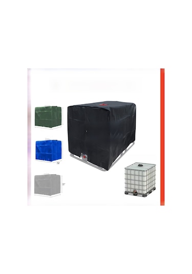 Shineyee 1000l Ibc Tankı Koruyucu Örtü - Dış Mekan İçin Su Geçirmez, Toz Proof Ve Isı Yalıtımı Özellikli Mavi Poliester Kapak