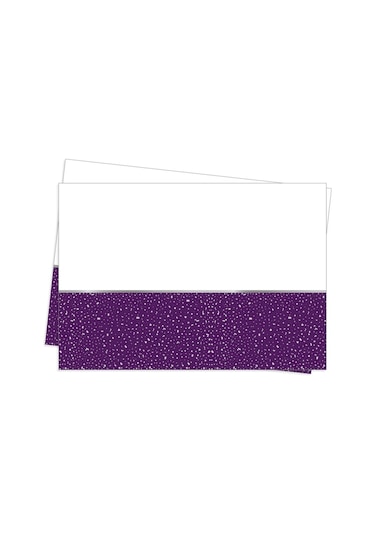 Party Mor Masa Örtüsü 120X180(Plastik)