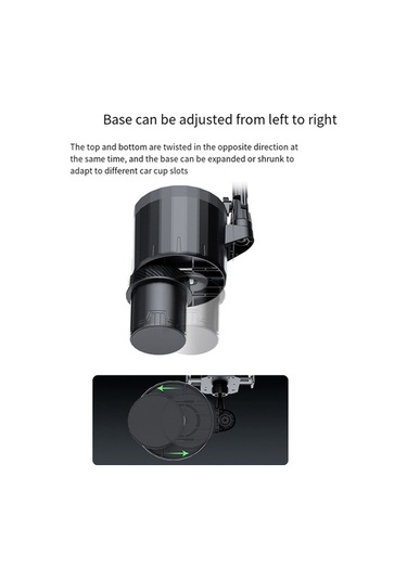 Ulzyvf Ayarlanabilir Telefon Ve Bardak Tutucu, Araba İçin 2'si 1 Arada
