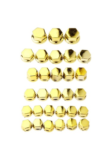 Lichen Uygulanabilir Kawasaki Motosiklet Bws Başlı Vida Kapağı Altın