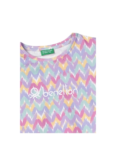 United Colors Of Benetton Kız Çocuk Tshirt Bnt-g21235 001