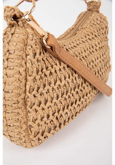 Defacto Kadın Hasır El Çantası B9034axnsbg311 Bej