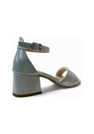 706 Kız Çocuk Topuklu Abiye Ayakkabı GÜMÜŞ