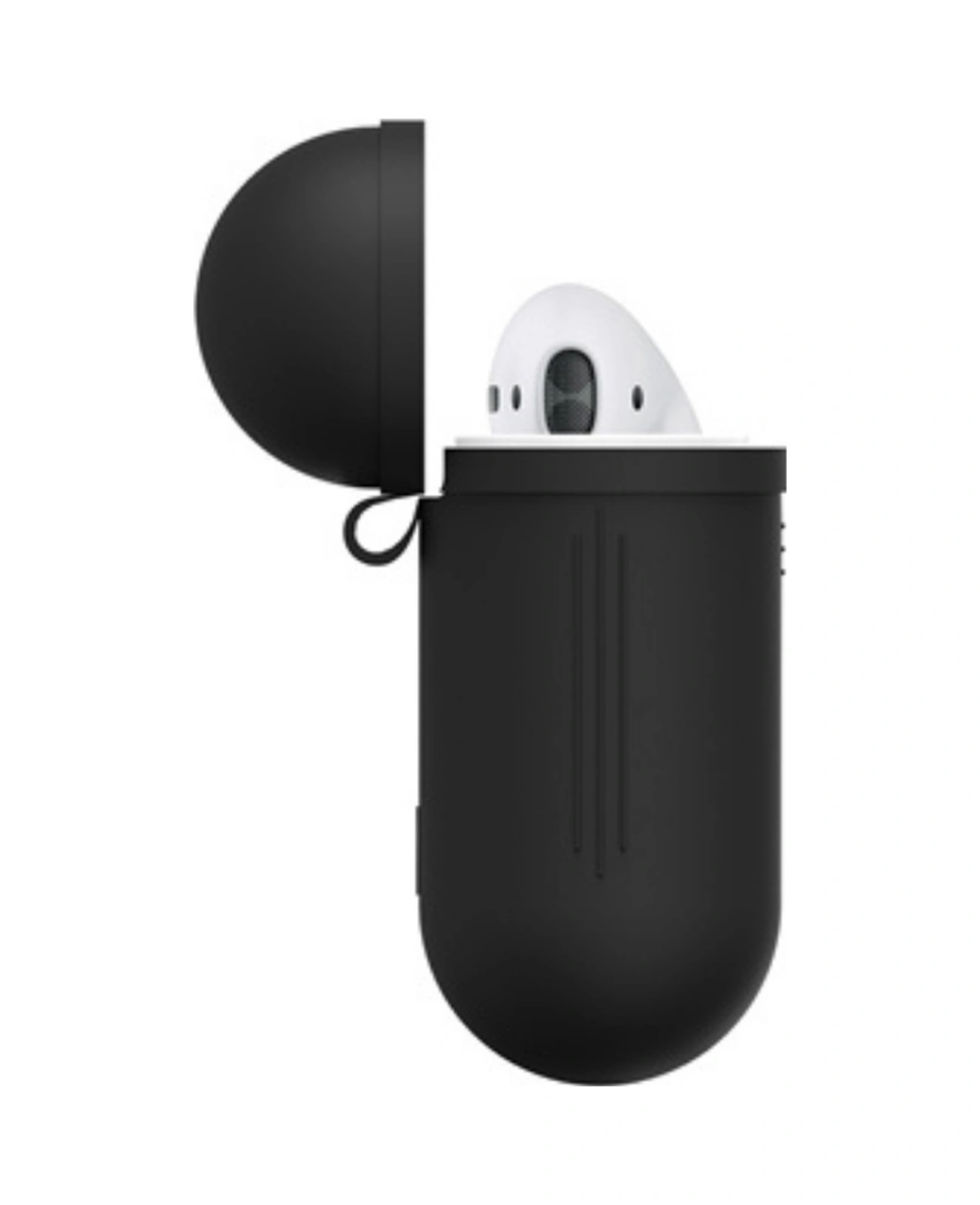 Airpod, Silikon Kılıf, Çoklu Renkler, Siyah, 2'li Paket Siyah