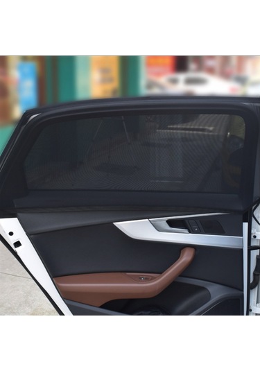 Araba Arka Cam Güneşlik Perdesi İç Güneş Koruması Pencere Filesi Kapağı Sivrisinek Koruması 2 Adet