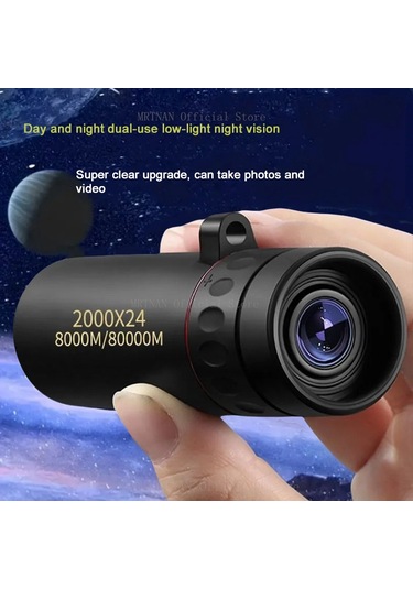 2000x24 Hd Mini Cep Telefonu Uyumlu Avcılık Dürbün