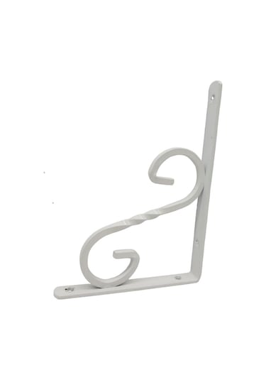 Beşel Perforje Raf Altı Parlak Beyaz 15,5x11,5x1,4 Cm 4 Adet