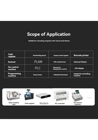 Flybuy Usb-rs232 Dönüştürücü Db9 Seri Port Kablosu, Endüstriyel 9-pin Dönüşüm Kablosu