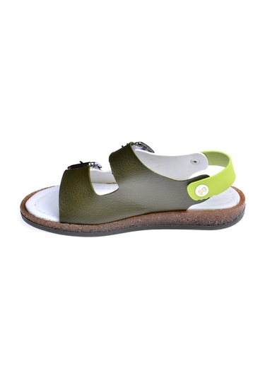 Kiko Kids Erkek Çocuk Sandalet Şb 2330-39 Yeşil - Beyaz 001
