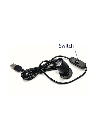 Willowhaven Aosuı Mini Usb Led Spot Işığı Siyah Beyaz Işık İç Mekan Aydınlatma Siyah - Beyaz İşık