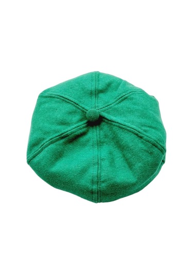 Uniquetrenders Kadın Arkadan Lastikli Kışlık Baretta Şapka Yeşil