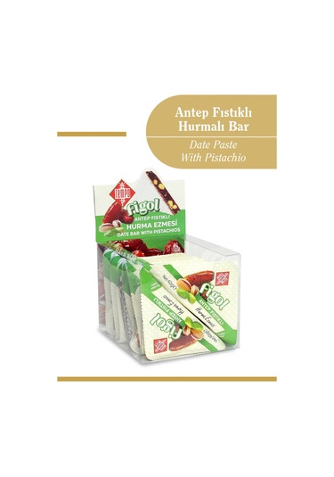 Figol Antep Fıstıklı Hurmalı Bar Üçgen 40 G X 12 Adet