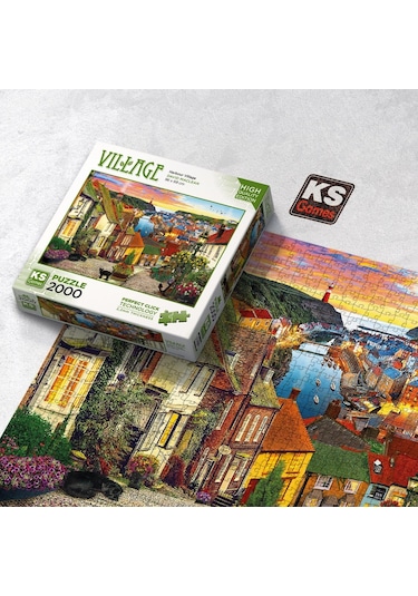 Ks Games 2000 Parça Liman Köyü Puzzle