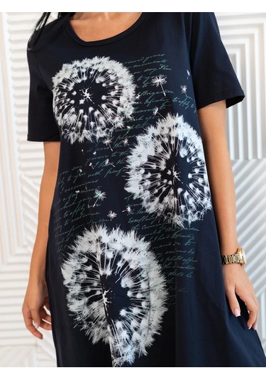 Trikotaznye Sezony Hamileler İçin Oversize Ev Tuniği Elbise 14283398 Mavi