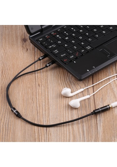 Sones 3,5 Mm Dişi - 2 X 3,5 Mm Erkek Adaptör Kablosu