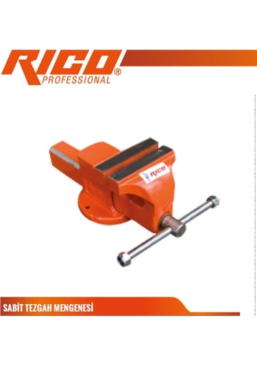 Sabit Tezgah Çelik Mengene 125 MM Rico