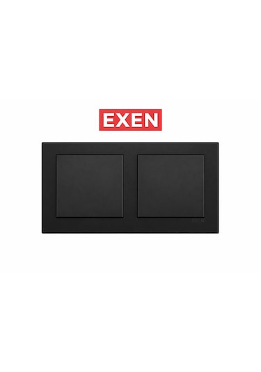 Exen Siyah 2'li Set Anahtar+anahtar Modern Seri Anahtar