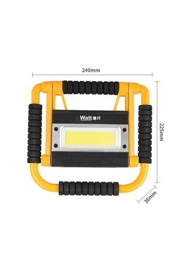 1300 Lümen Güçlü Aydınlatma Watton    Wt-328 Turuncu