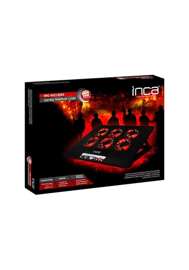 Inca INC-601GMS 6 Fanlı 7" - 17" Gaming Notebook Soğutucu