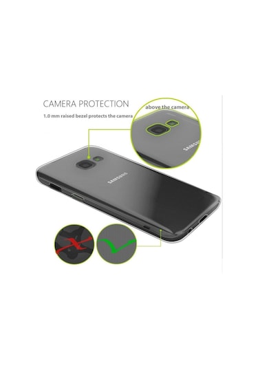 Teknomoda Samsung Uyumlu Galaxy J7 Prime 360 Derece Kilif Seffaf Silikon Ön Arka 397180568