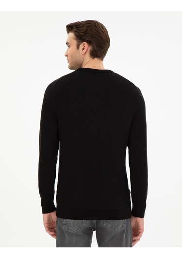 Pierre Cardin Erkek Siyah Kazak /triko 50297117-vr046 Siyah