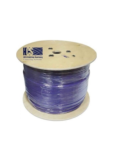 Hcs Cat 6 Halogen Free U/utp Lsoh 500m Kablo 23awg Mor