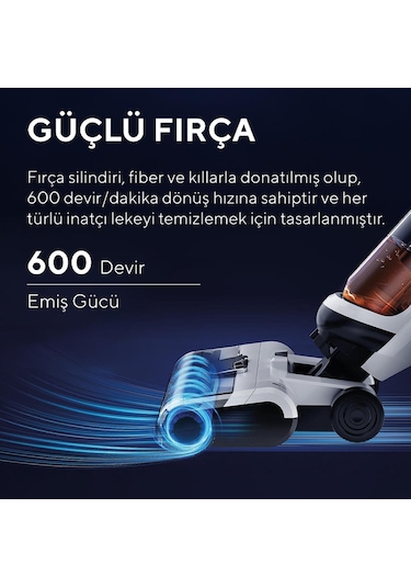 Kumtel HWDVC-01 Islak Kuru Şarjlı Dikey Süpürge