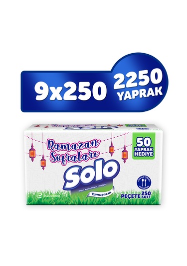 Solo 9'lu Peçete Ramazan Özel