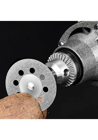 Moveevo 50 Adet El Fırçası Aksesuar Seti: Elmas Kesim Diskleri, Mandreller Ve Tornavida İle Metal, Cam, Seramik Ve Ahşap İşlemleri