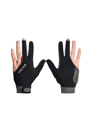 Youtek Bilardo Eldiveni - Kaymayan, Nefes Alabilir, 3 Parmaklı, Esnek, Sol/sağ El İçin