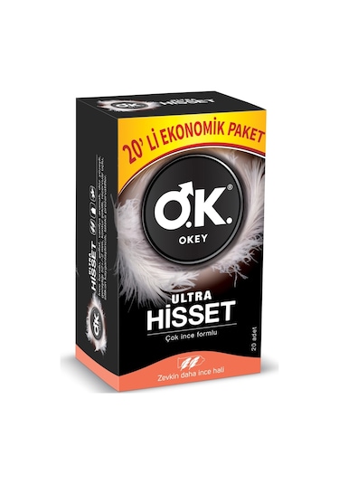 Okey Ultra Hisset Prezervatif 20'li