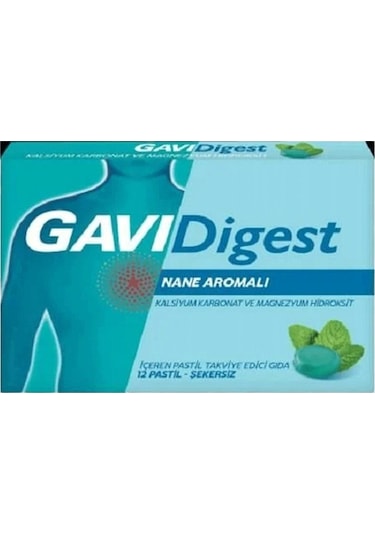 Gavıdigest Nane Aromalı 12 Pastil 8690570556346