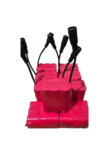 Sazan Yemleme Tekne Ve Bot Pil 8.4v 14000 Mah 6 Lı Pil