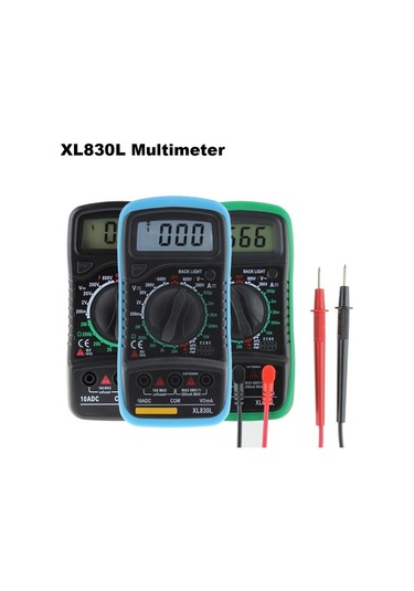 Agoodshop Dt830b Yüksek Emniyet Ac / Dc Multimetre Lcd Dijital Volt Ohm Tester Metre Voltmetre Ermetre