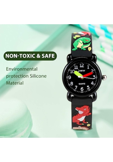 Çocuk Saati Kız Saati 3d Sevimli Karikatür Su Geçirmez Silikon Çocuk Kol Saati 3-10 Yaş Kızlar Küçük Çocuklar İçin Diğer
