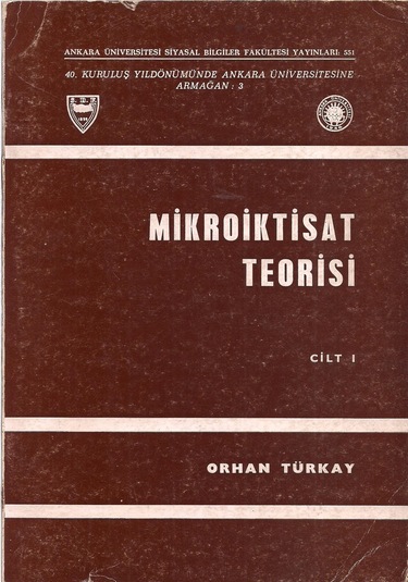 Mikroiktisat Teorisi Cilt 1
