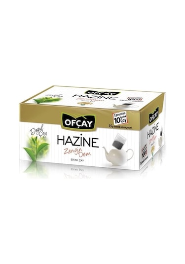 Ofçay Hazine Zengin Dem Siyah Demlik Poşet Çay 2'li 30 x 15 G