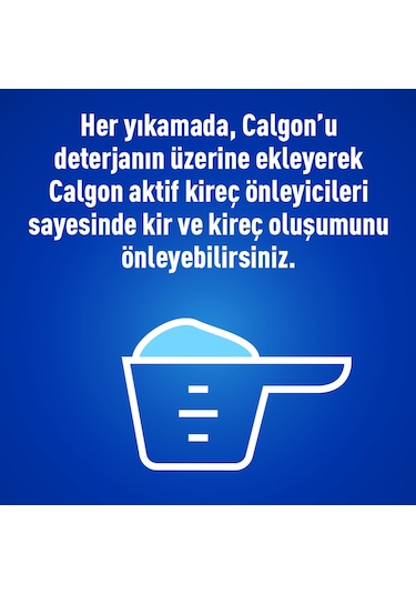 Calgon Çamaşır Makinesi Kireç Önleyici Toz Deterjan 1500 G