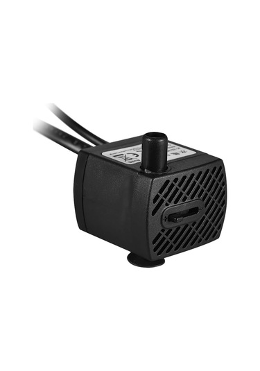 Symbee 110v Amerikan Standart 4 Led Işıklı Akvaryum Su Pompası - 2w, 0.45m Yükseklik, 150l/saat Debi