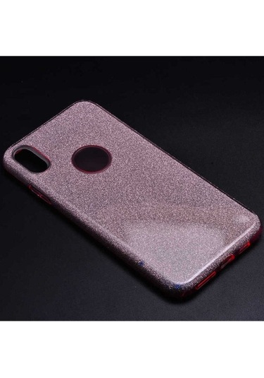 Apple Uyumlu iPhone Xs Max 6.5 Kılıf Zore Shining Silikon Rose Gold