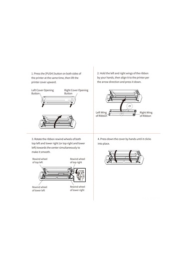 Hprt 2 Rulo Rfıd Fonksiyonlu Termal Transfer Şeridi Mt800 Taşınabilir A4 Termal Transfer Yazıcı İçin Siyah