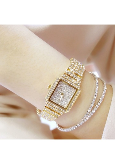 Sones Bınbond N321 Kare Temperament Metal 30m Su Geçirmez Kuvars Saat, Renk: Beyaz