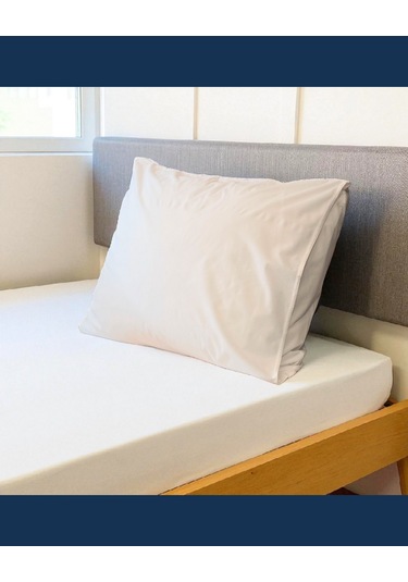 Safex Yastık Alezi Su Geçirmez Kumaş 50x70 +20cm İç Kapaklı Beyaz