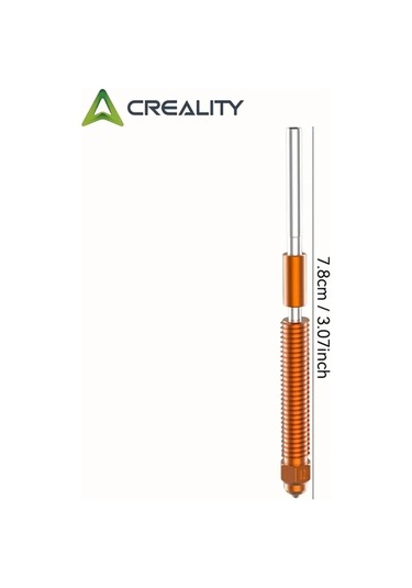 Dashanshop Creality K2 Plus Hızlı Değişim Nozul 0.4mm Titanyum Yüksek Akış