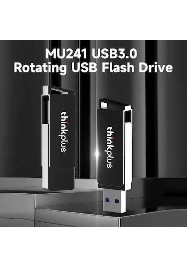 Vkemall Lenovo Thinkplus Mu241 32gb Usb3.0 Metal Usb Bellek - 360 Döner, Dayanıklı, Hızlı Veri Transferi, Geniş Uyumlu